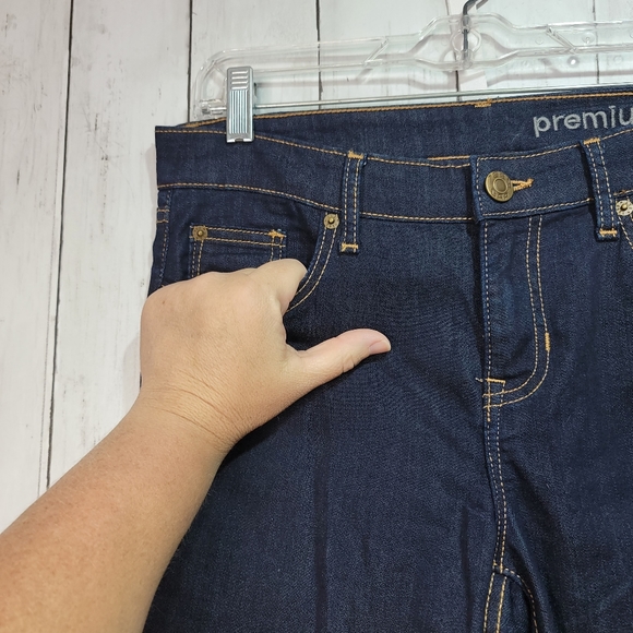 Gap Women's Dark Wash Premium Super Skinny Jeans Size 10/30 Cotton Stretch Blend - Picture 3 of 7